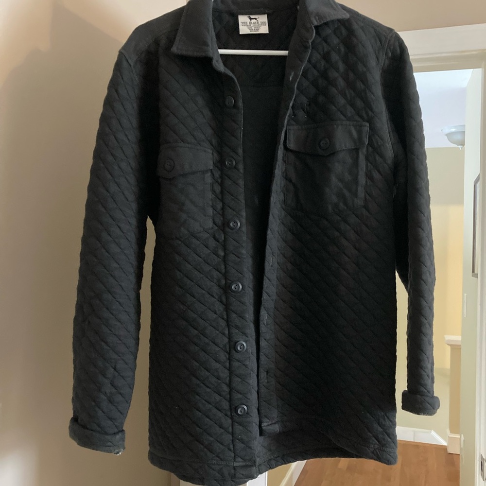 The Black Dog quoted button down jacket
